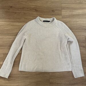 Jenni Kayne Cream Crew Neck Sweater
